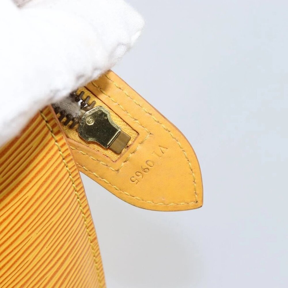 LOUIS VUITTON Epi Saint Jacques Hand Bag Yellow M52279 LV Auth bs29292 - Picture 13 of 16